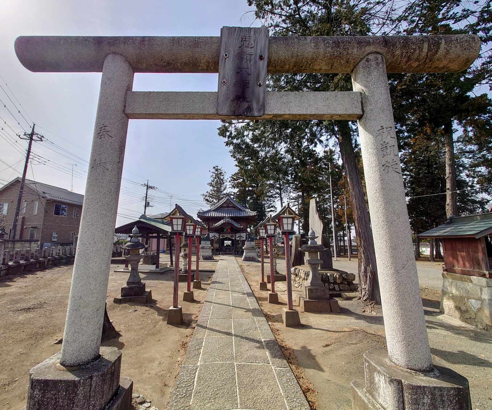 鬼鎮神社の鳥居