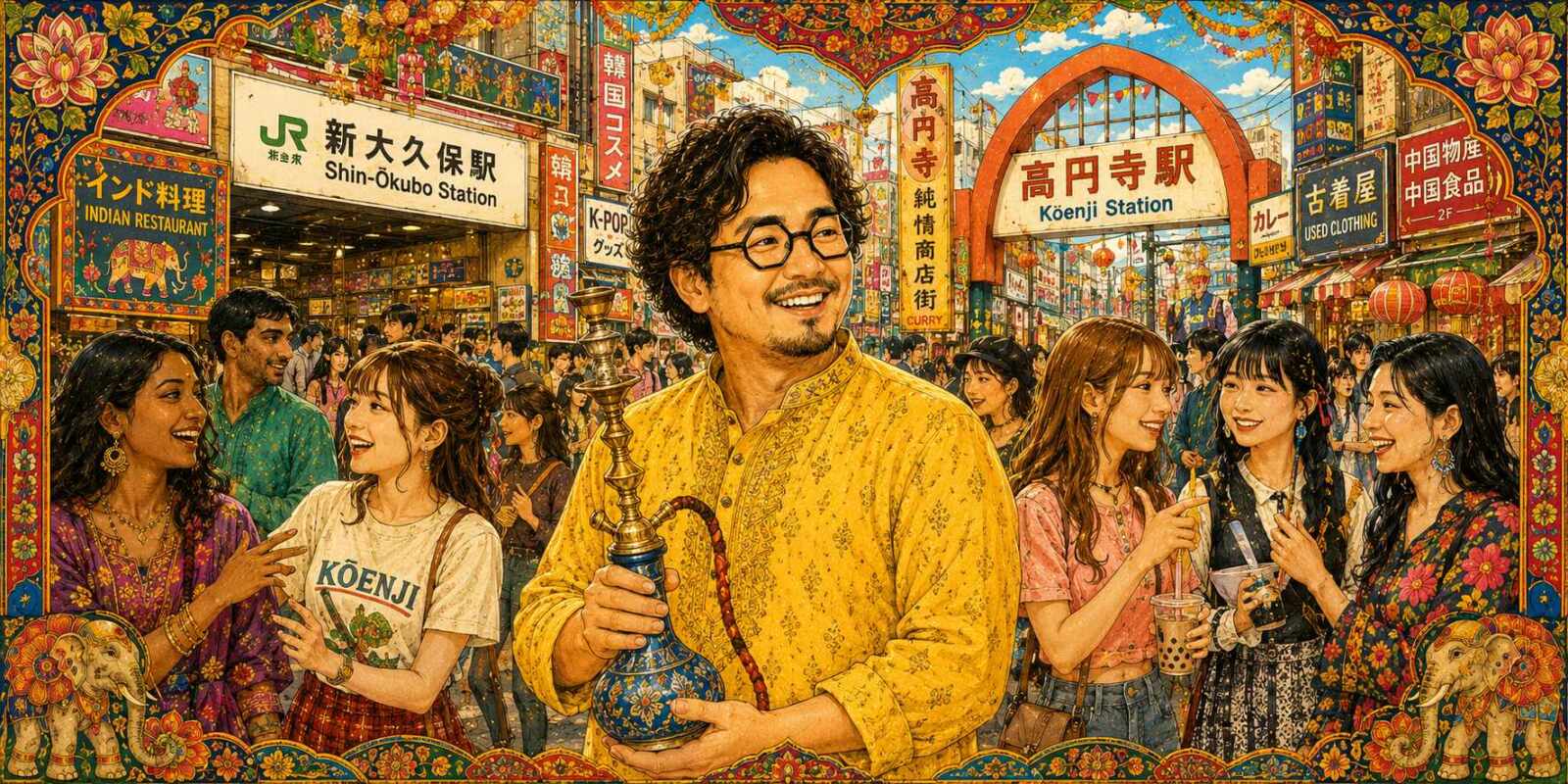 田中(あらいちゅー)|紫微斗数・インド占星術による個人鑑定(似顔絵)