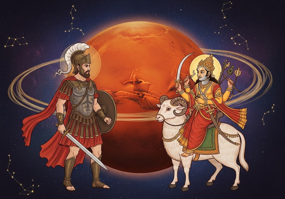 火星(Mars / Mangala)の象徴イメージ